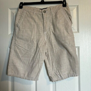 Buckle Light Gray Men Shorts
